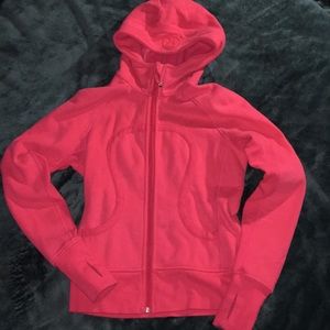 Lululemon Athletica 6 pink hood jacket
